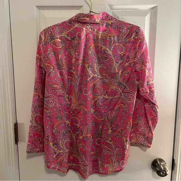 J. Crew Pink Paisley Blouse - Picture 5 of 5